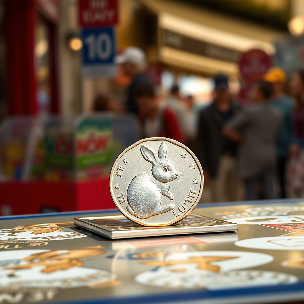 Rare Peter Rabbit 50p coin listing on eBay reveals final sale price